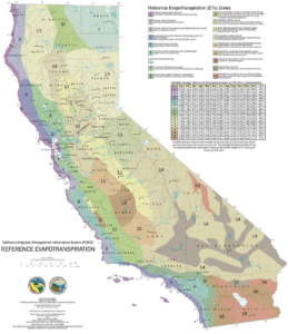 CIMIS ETo Zones Map